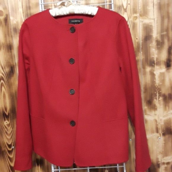 Talbots Jackets & Blazers - Talbots Size 8 Red Wool Blazer.